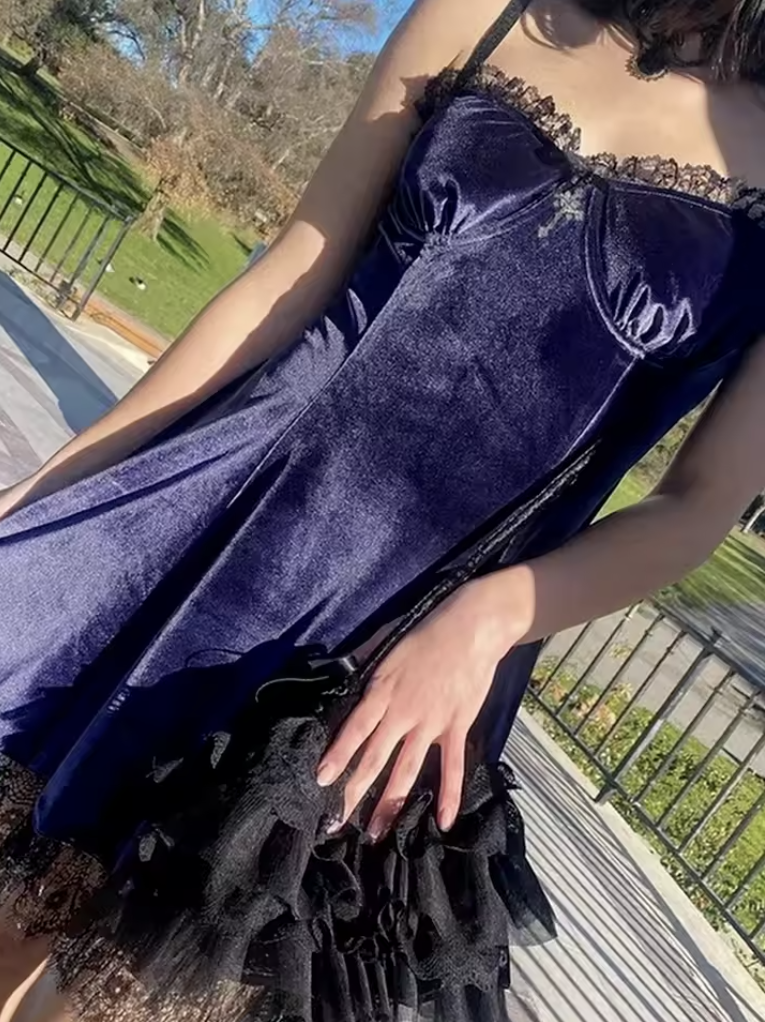 Gothic Purple Dress