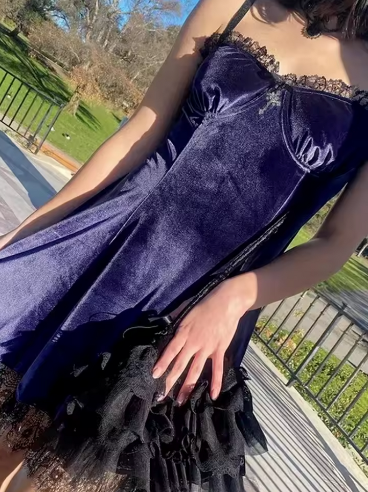 Gothic Purple Dress