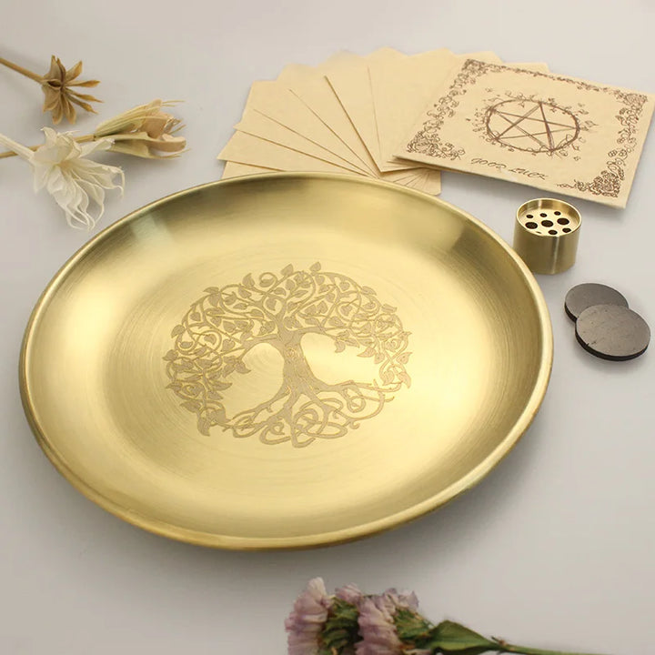 Tree Of Life Incense Plate | Green Witch Creations