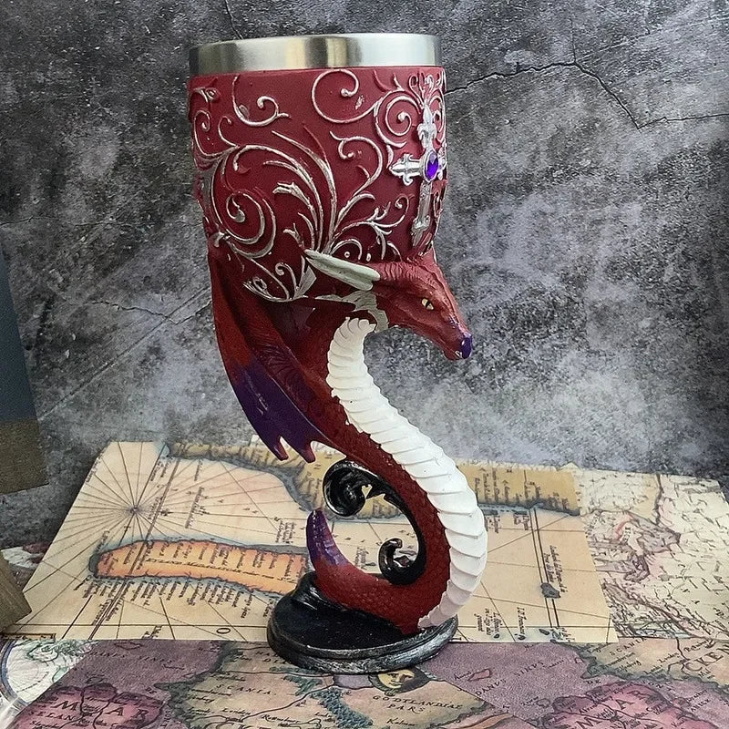 Dragon Witchy Goblet Design Chalices For Sale | Green Witch Creations