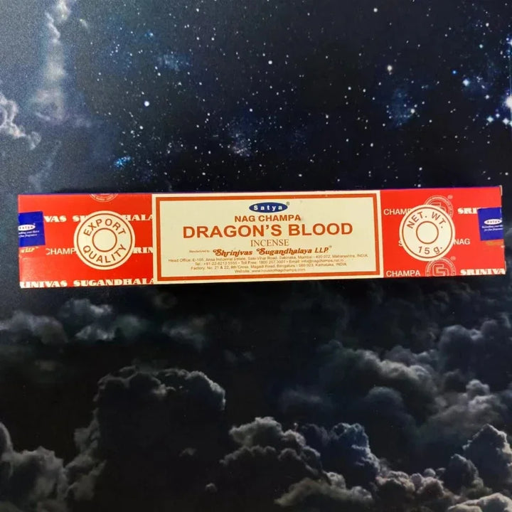 Dragon's Blood Satya Incense Sticks | Green Witch Creations