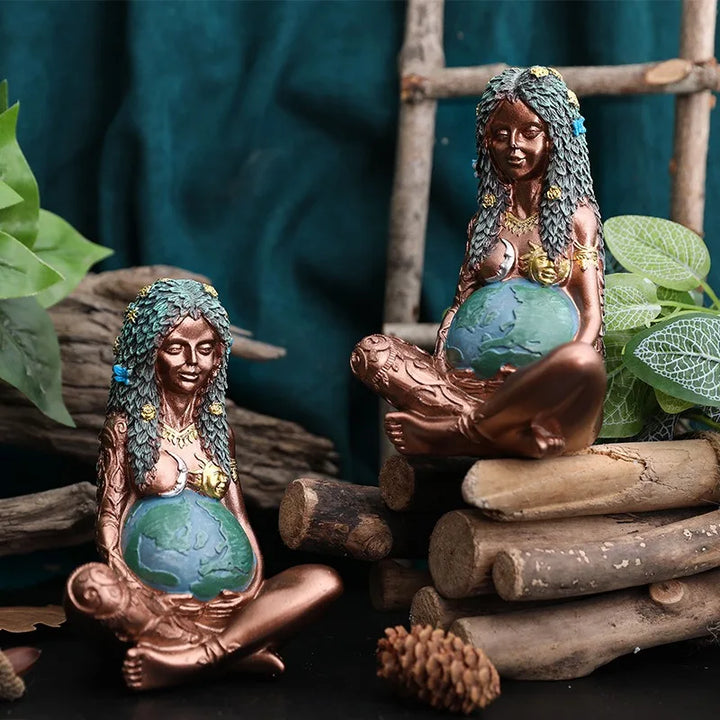 Mother Earth Gaia Statue | Green Witch Creations