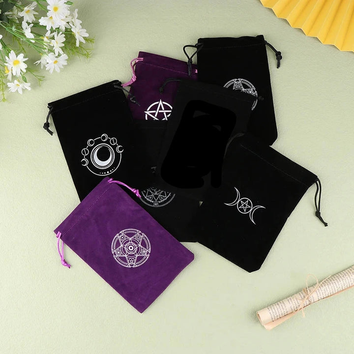 Velvet Print Tarot Card Bags | Green Witch Creations