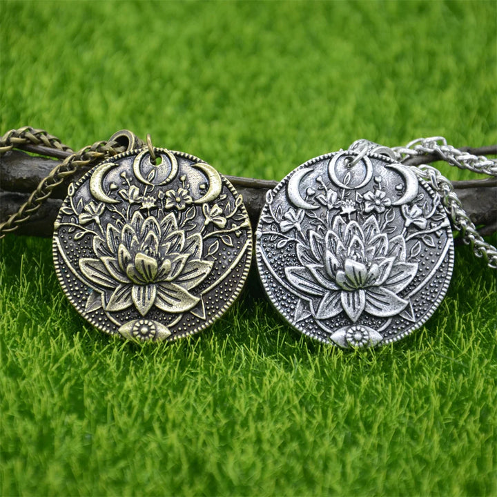 Moon Lotus Necklaces | Green Witch Creations