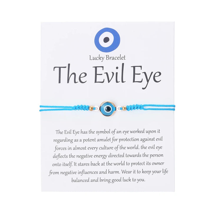 Evil Eye Adjustable Bracelet For Sale | Green Witch Creations