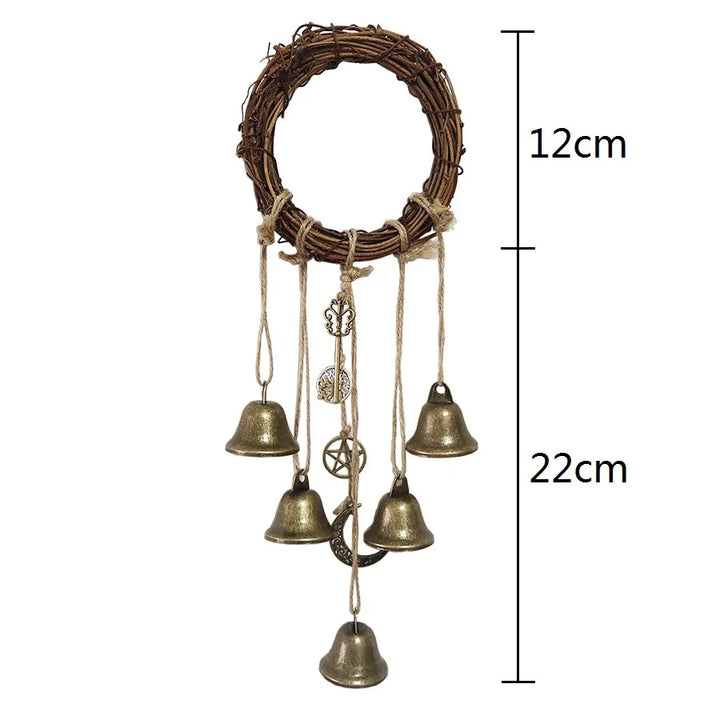 Door or Wall HangingWitch Bell Wreath For Sale Online | Green Witch Creations