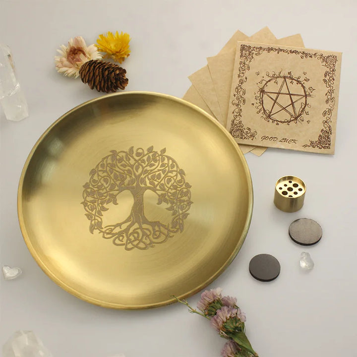 Tree Of Life Incense Plate | Green Witch Creations