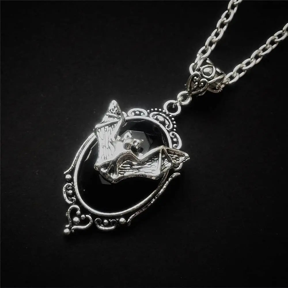 Bat Cameo Necklace | Green Witch Creations