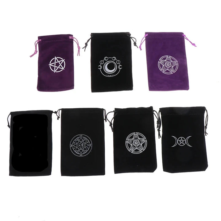 Velvet Print Tarot Card Bags | Green Witch Creations