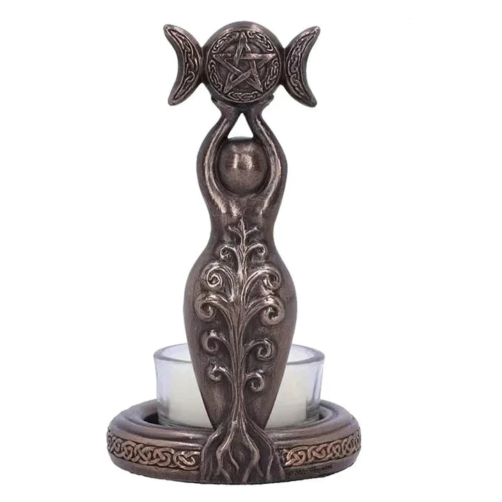 Triple Goddess Candle Holder | Green Witch Creations