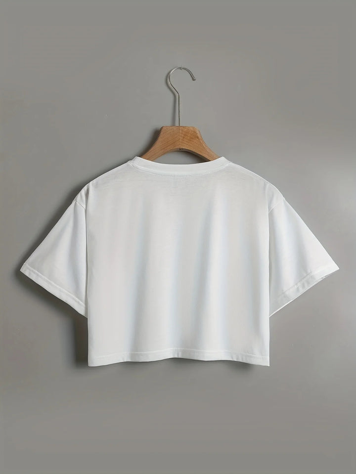 Celestial Crop Top Tee