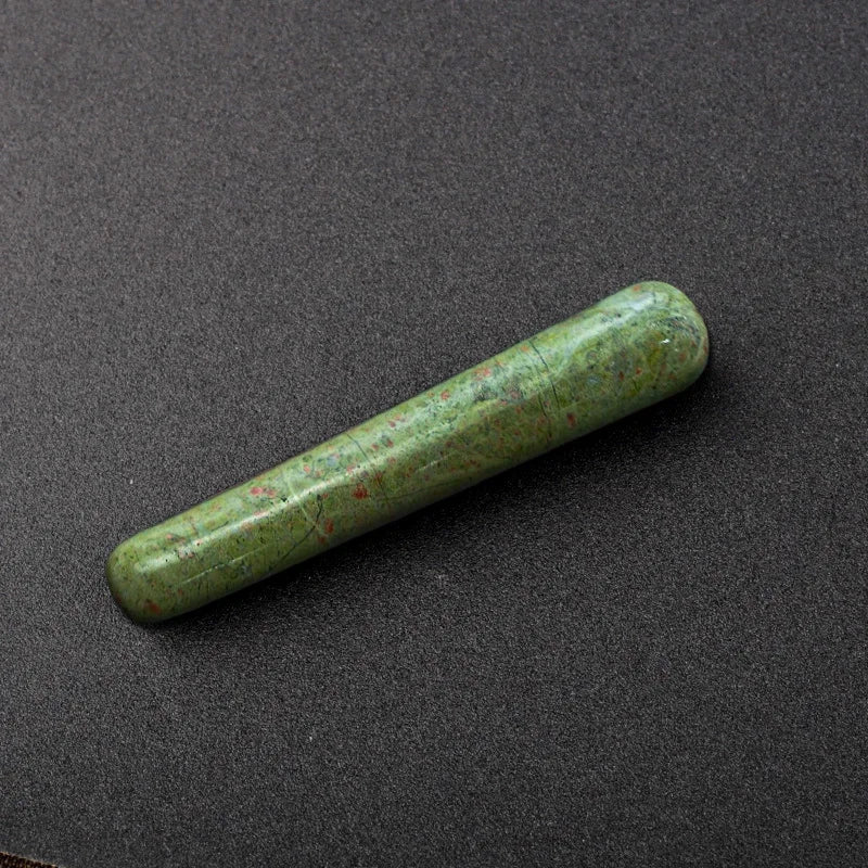 Unakite Crystal Massage Wand Stick