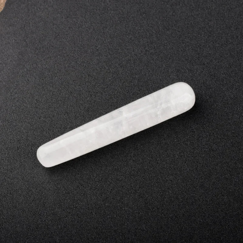 Clear Quartz Crystal Massage Wand Stick