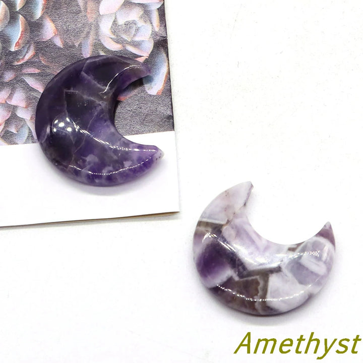 Amethyst Crystal Moons | Green Witch Creations