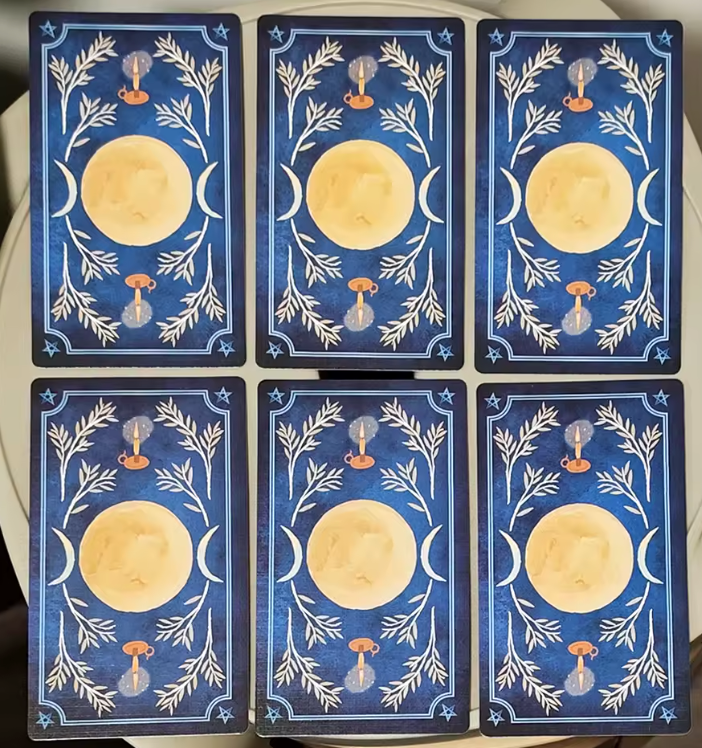 Seasons of The Witch Winter Tarot Back