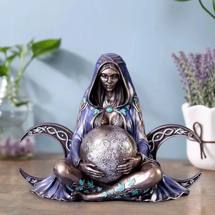 Triple Moon Mother Statue