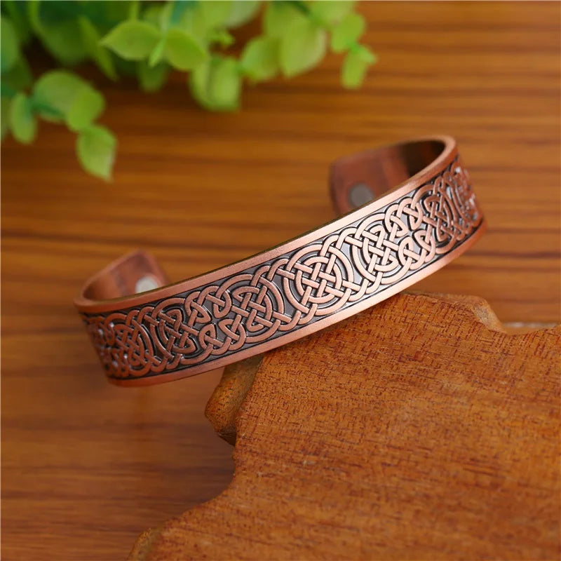 Celtic Knot Copper Bracelet