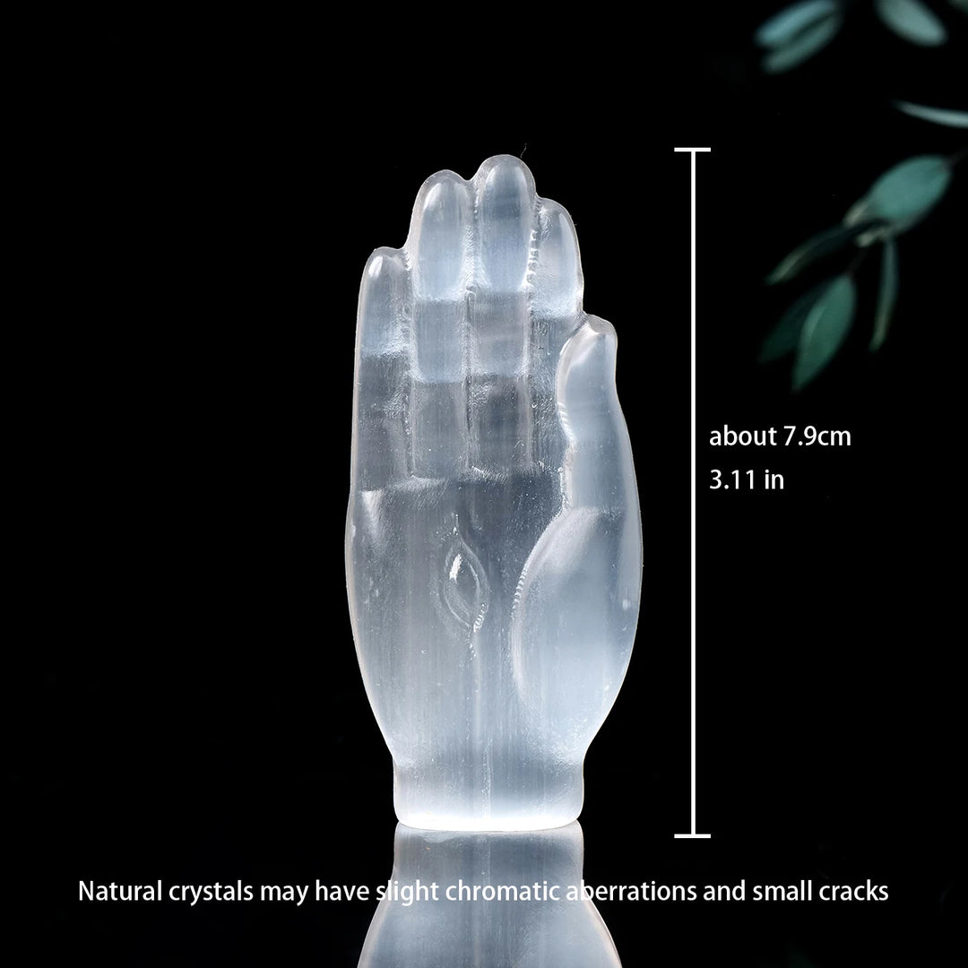 Selenite Hand Decor