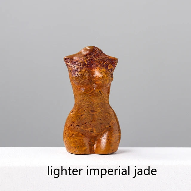 Imperial Jade Crystal Female Body Figurines | Green Witch Creations