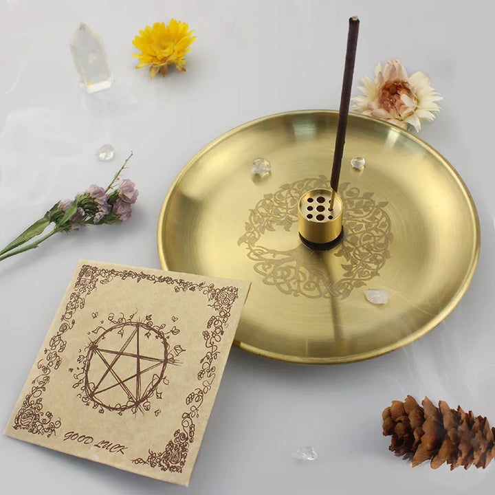 Tree Of Life Incense Plate | Green Witch Creations