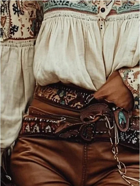 Western Cowgirl Long Sleeve Shirt