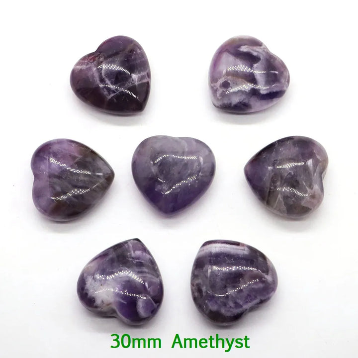 Amethyst Heart Shaped Crystals For Sale
