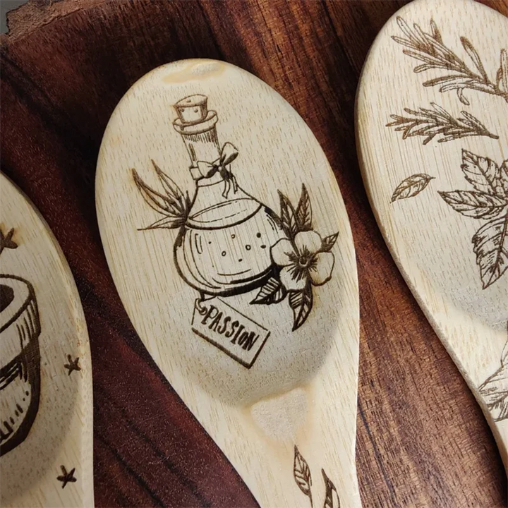 Kitchen Witch Herb Spoons For Sale Online | Green Witch Creations