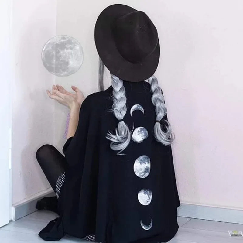 Moon Phase Tassel Shawl | Green Witch Creations