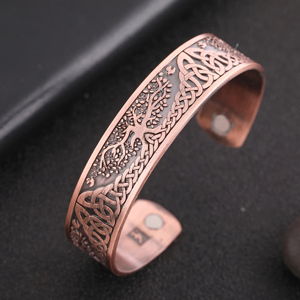 Celtic Tree Copper Bracelet