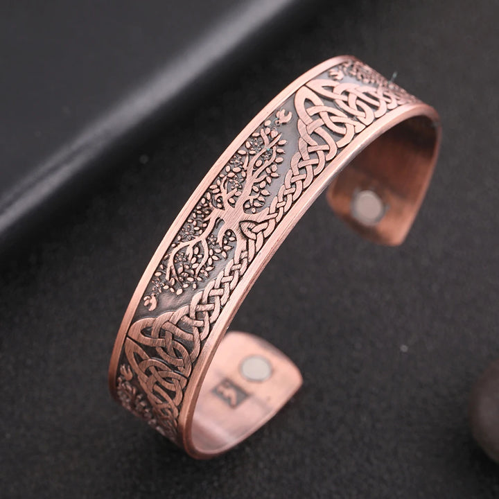 Celtic Tree Copper Bracelet