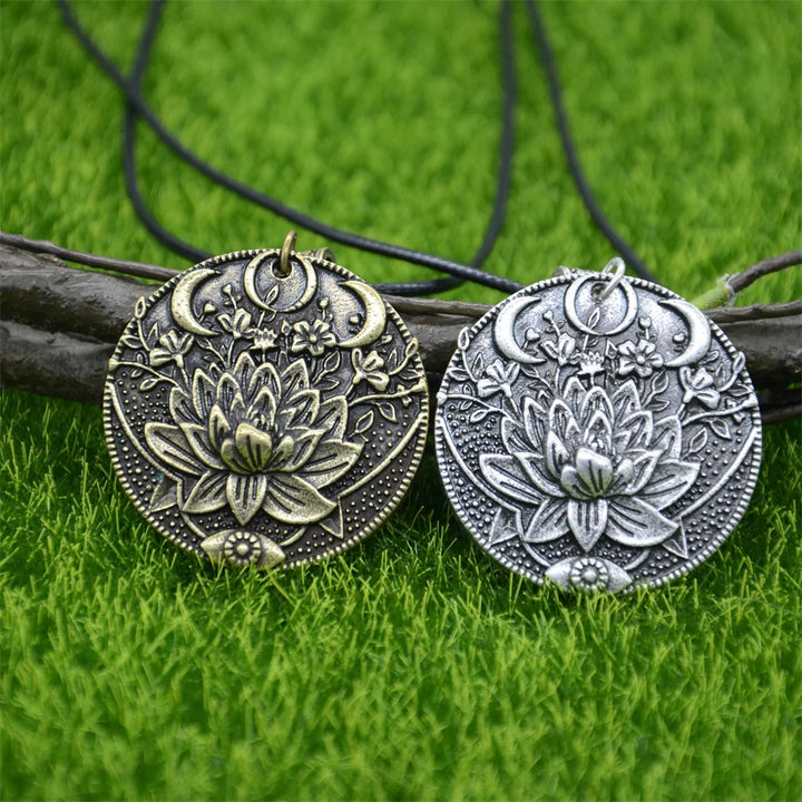 Moon Lotus Necklaces | Green Witch Creations