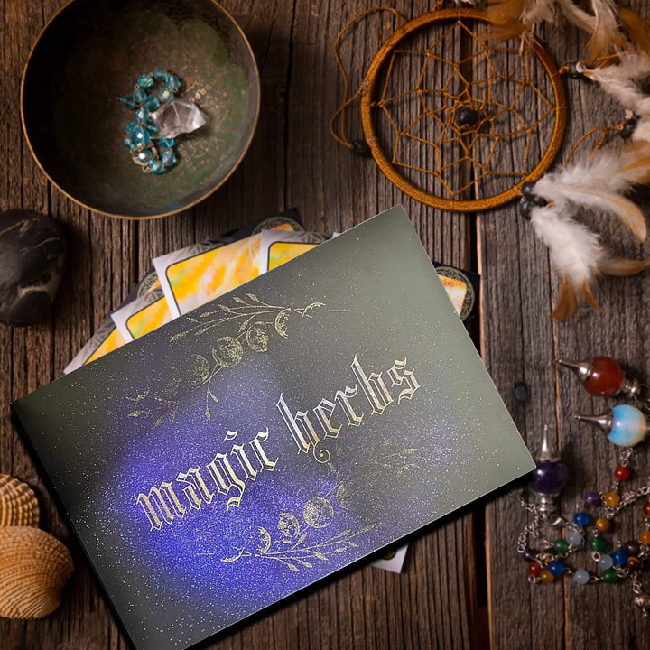 Magic Herbs Witchcraft Kit For Sale with 30 Herbs & Teaspoon | Green Witch Creations