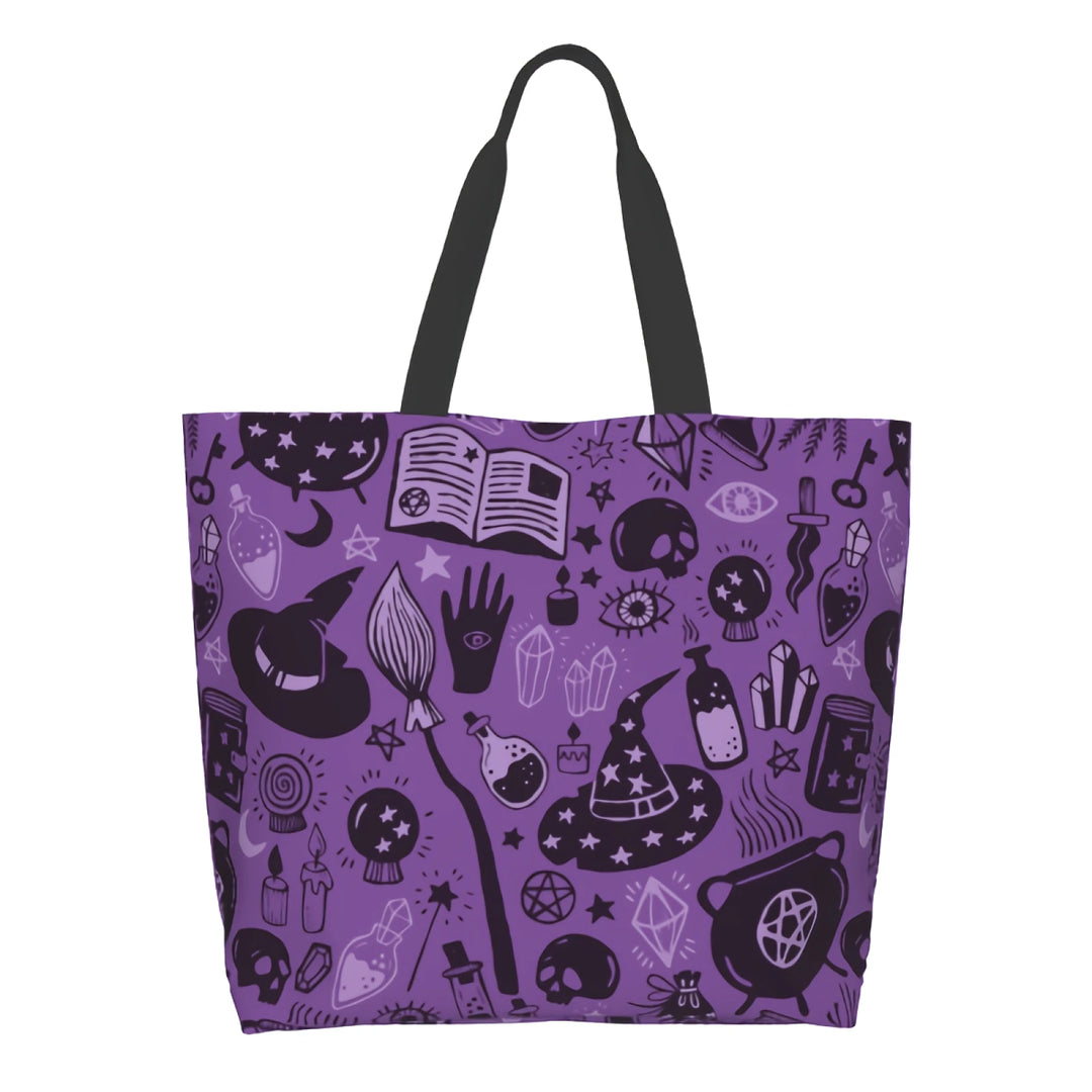 Purple Witchy Tote Bag | Green Witch Creations