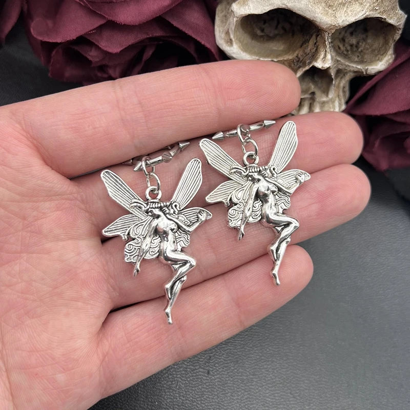 Silver Fairy Earrings