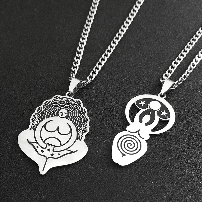 Silver Goddess Necklaces