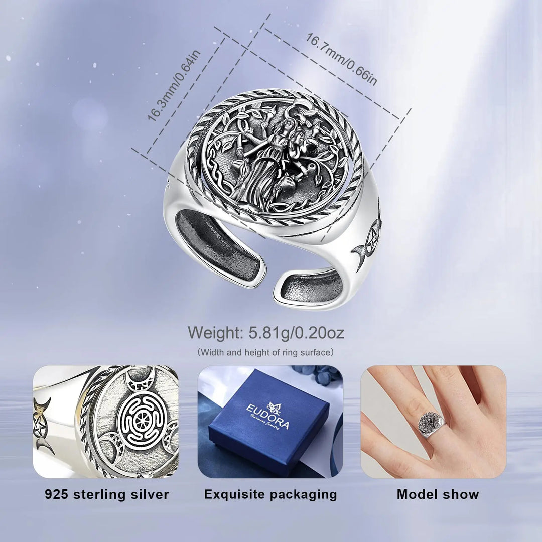 Silver Hecate Ring