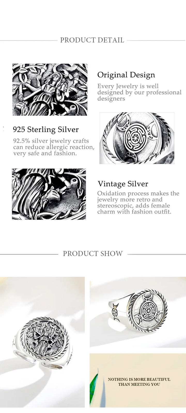 Silver Hecate Rings