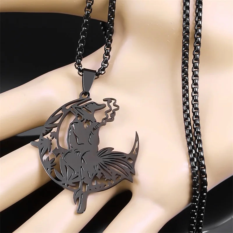 Smoking 420 Witch Necklaces