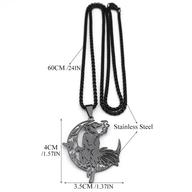 Smoking Witch Necklace