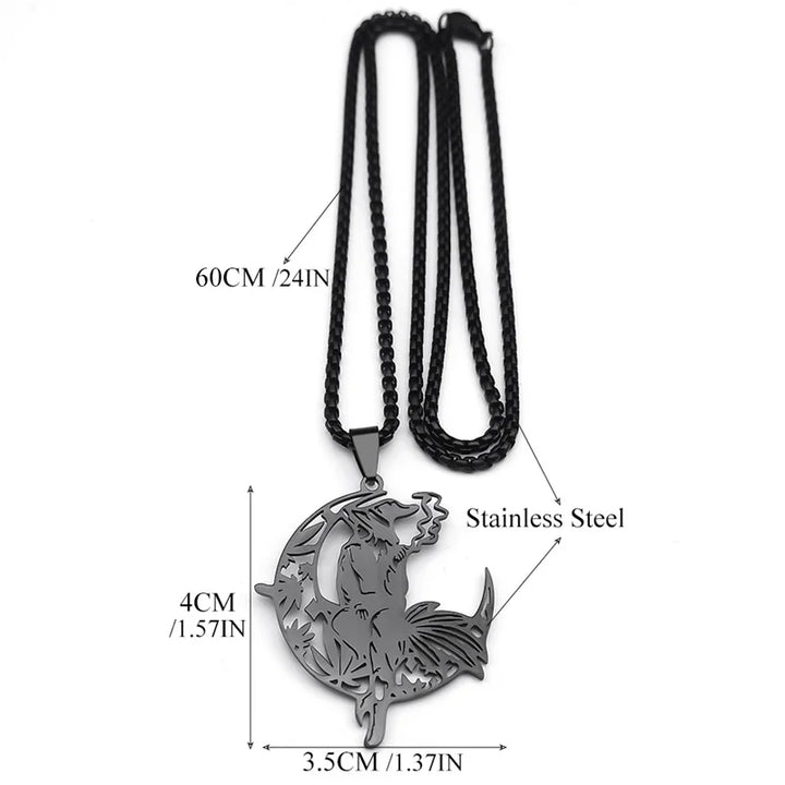 Smoking Witch Necklace