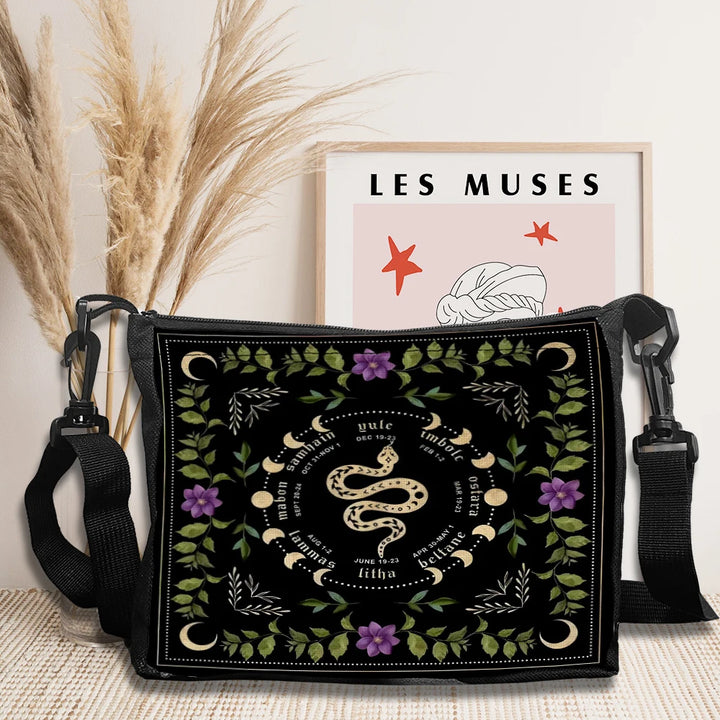 Snake Plant Moon Purse