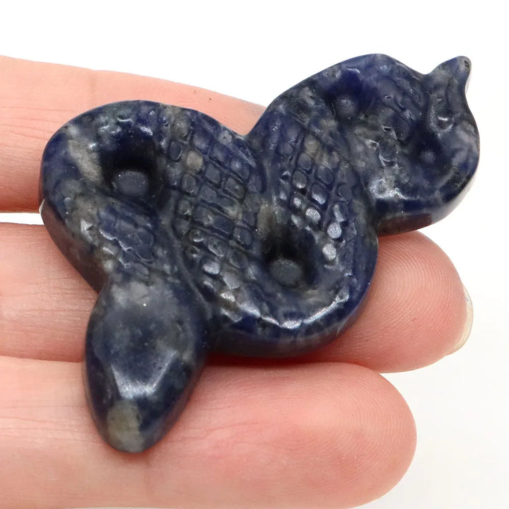 Sodalite Crystal Snake
