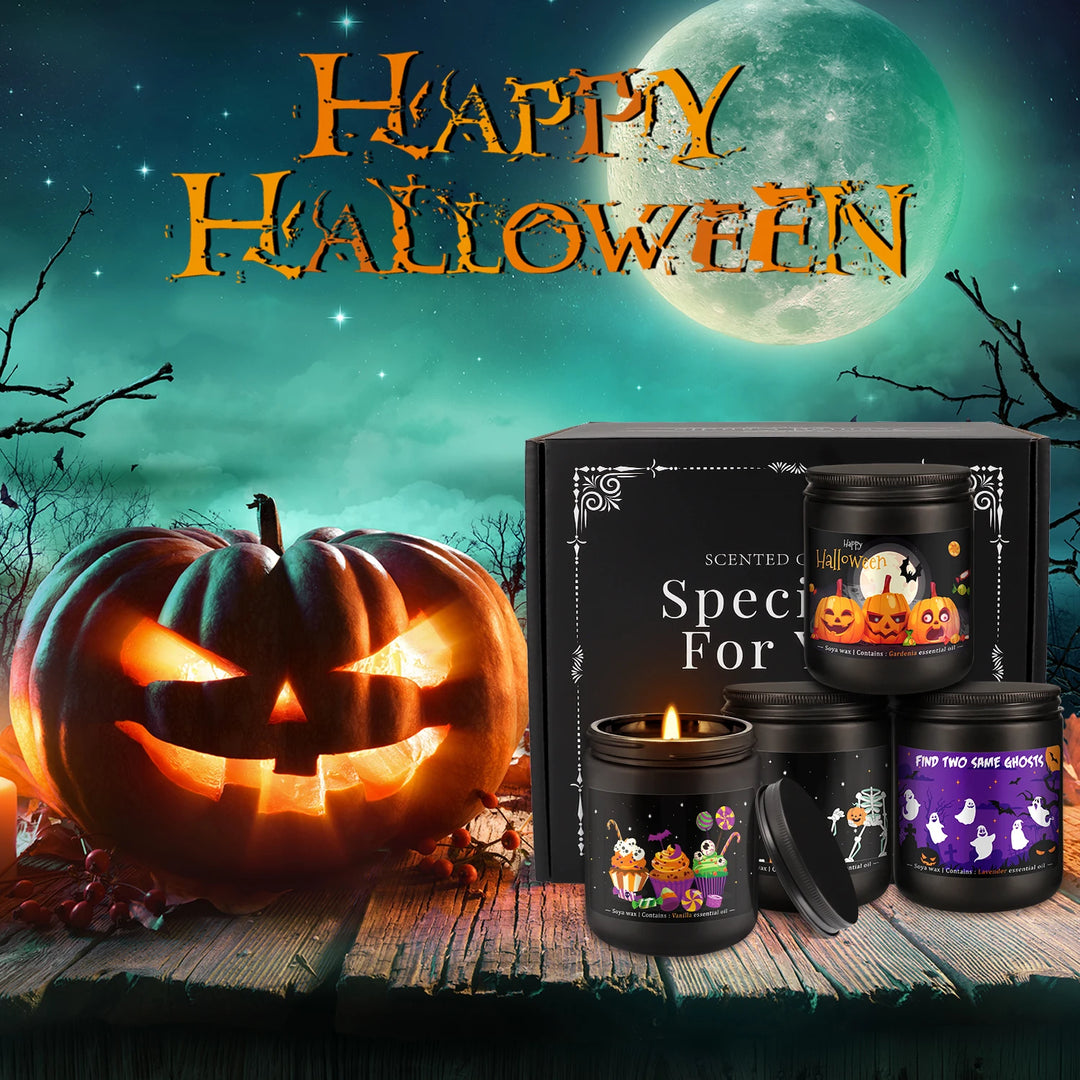 Soy Candle Set For Halloween 