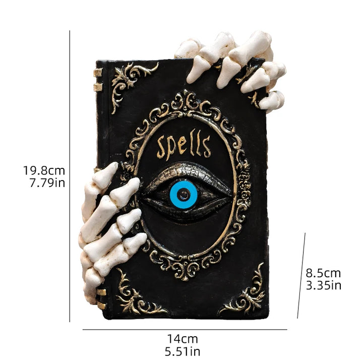 Spell Book Halloween Figurines