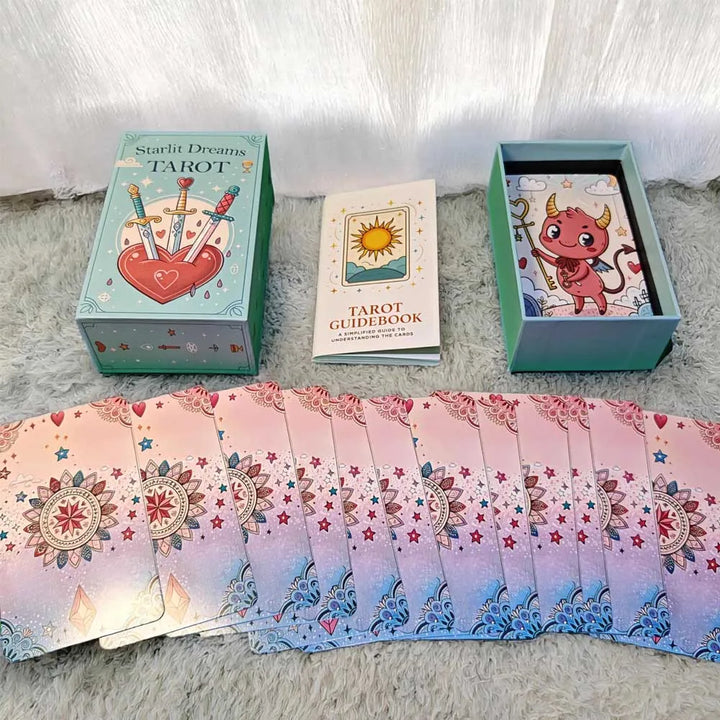 Starlit Dreams Tarot Card with Guidebook