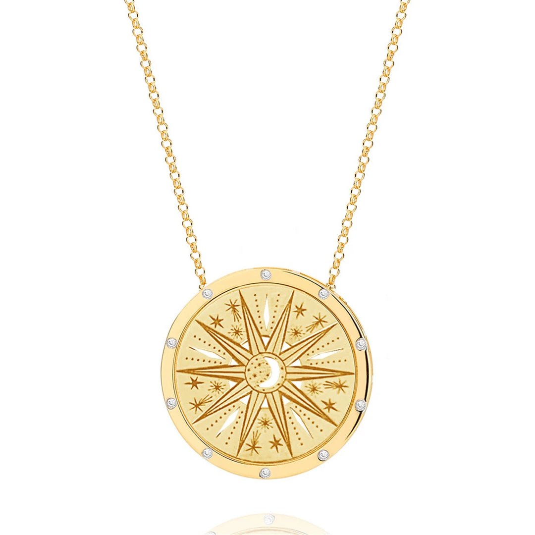 Sun Star Gold Necklaces