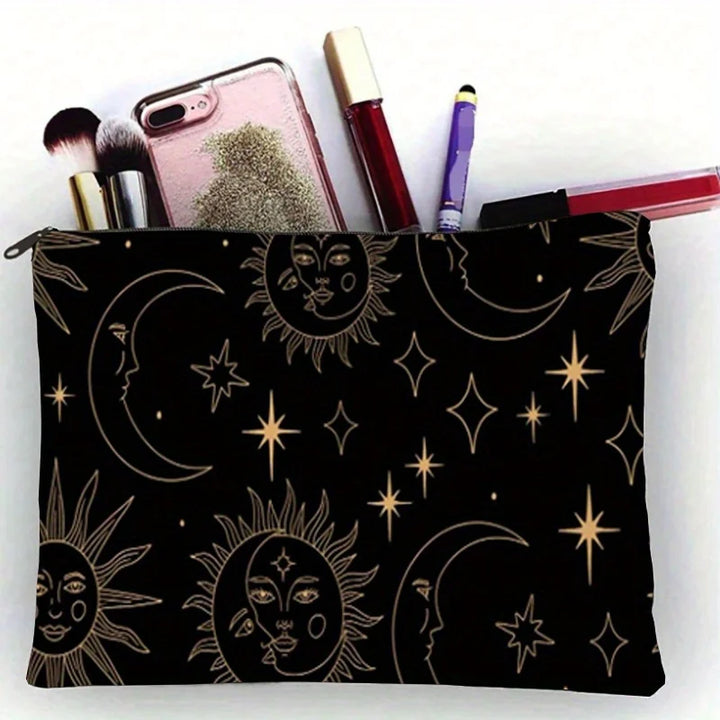 Sun and Moon Makeup Bag