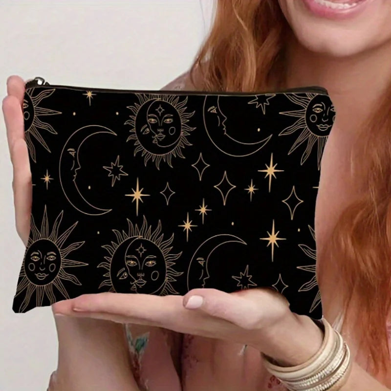 Sun and Moon Makeup Bags