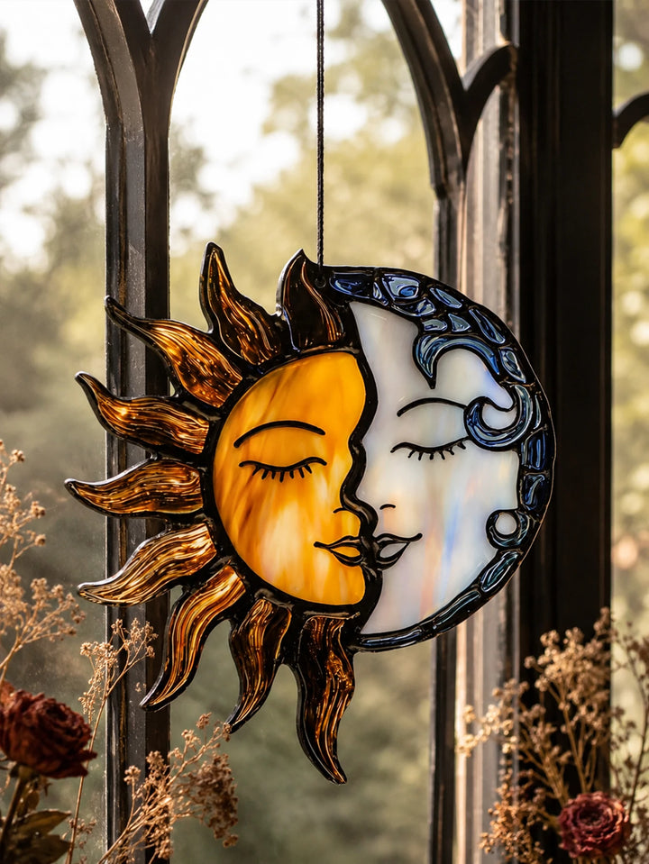 Sun and Moon Suncatcher