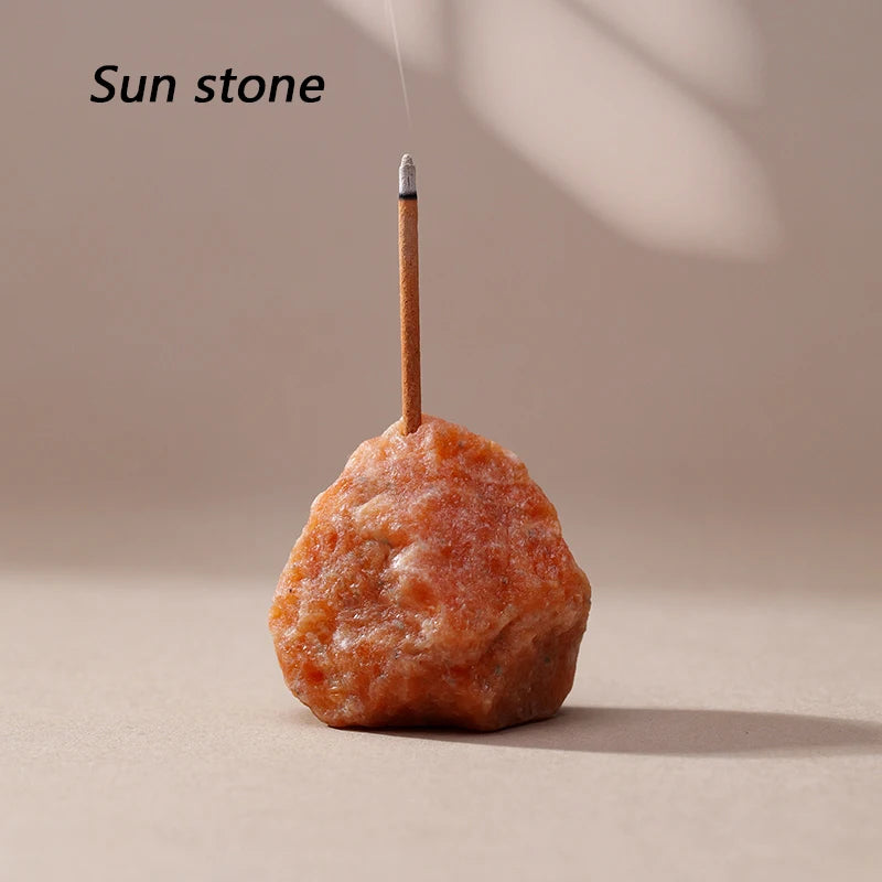 Sunstone Crystal Incense Holders